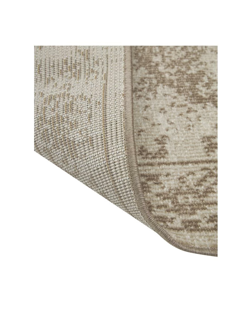 Offres 🌟 Westwing Collection Tapis d'entrée beige extérieur / intérieur style vintage Dana, larg. 80 x long. 200 cm ❤️ – Image 5