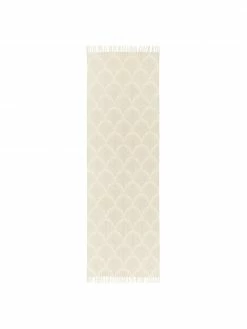 Nouveau 💯 Westwing Collection Tapis d'entrée beige tissé à plat Klara, larg. 80 x long. 250 cm 🔥