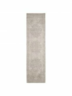 Nouveau 🔥 Westwing Collection Tapis d'entrée vintage chenille, tissé main Nalia, larg. 80 x long. 200 cm ✔️