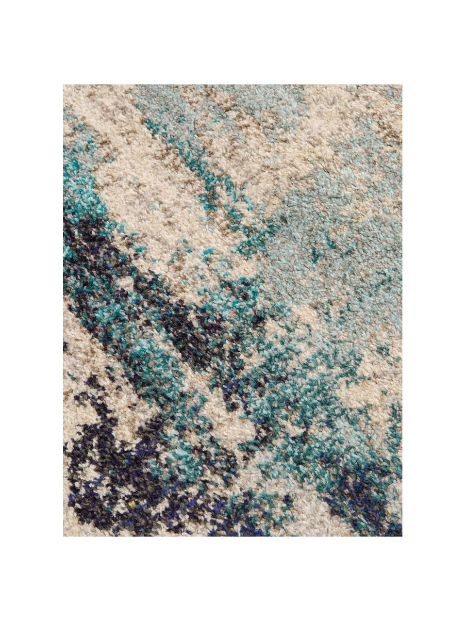 Le moins cher 🥰 Tapis design bleu ivoire Celestial, larg. 120 x long. 180 cm (taille S) 🤩 – Image 3