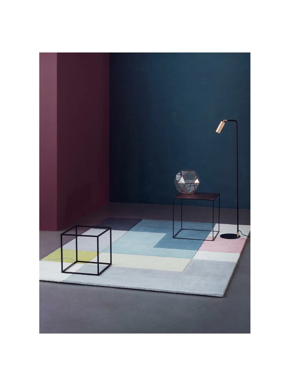 Promo 🤩 Linie Design Tapis design laine multicolore Tetris, larg. 170 x long. 240 cm (taille M) ✨ – Image 2