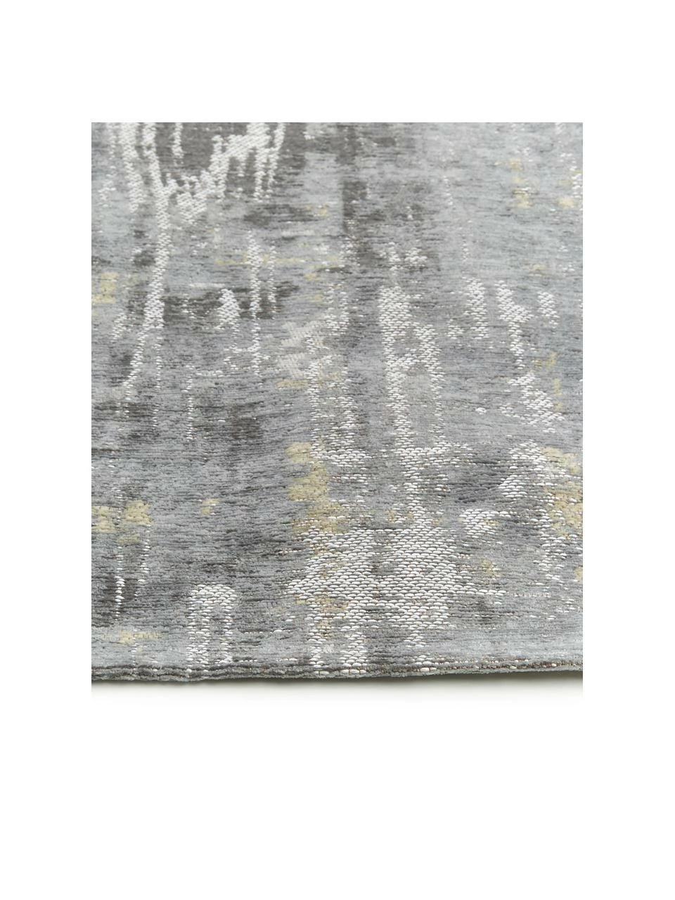 De gros 🔥 Louis de Poortere Tapis design vintage gris Streaks, larg. 80 x long. 150 cm (taille XS) 🔥 – Image 4