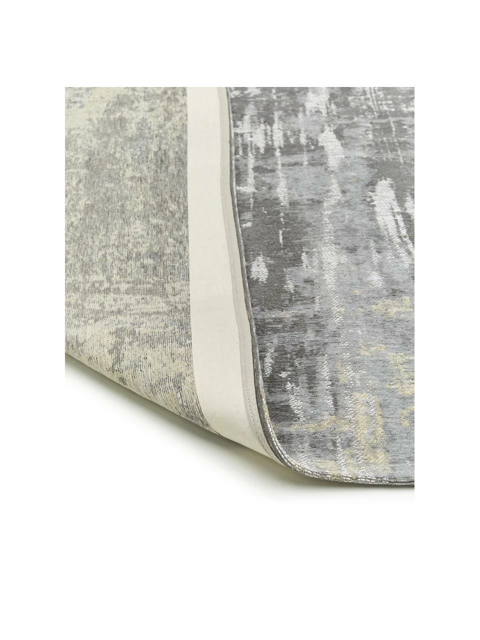 De gros 🔥 Louis de Poortere Tapis design vintage gris Streaks, larg. 80 x long. 150 cm (taille XS) 🔥 – Image 5