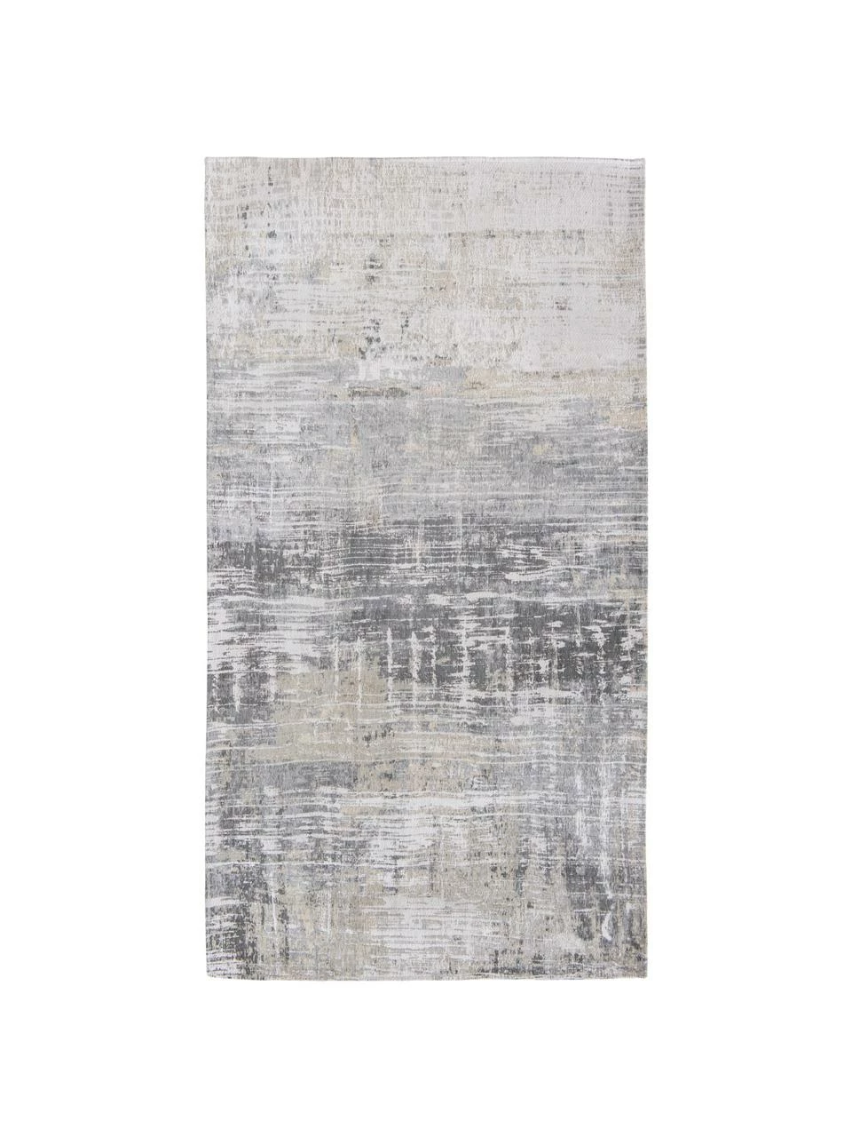 De gros 🔥 Louis de Poortere Tapis design vintage gris Streaks, larg. 80 x long. 150 cm (taille XS) 🔥