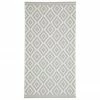 Tout neuf 🎉 Westwing Collection Tapis d'ext&eacute;rieur gris/blanc Miami, larg. 80 x long. 150 cm (taille XS) 🎉