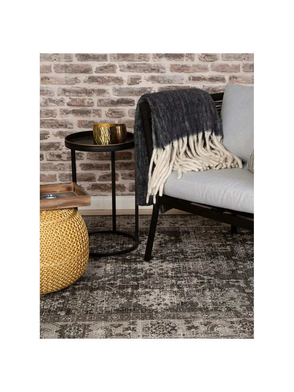 Coupon 🧨 Tapis d'extérieur vintage Tilas Antalya, larg. 160 x long. 230 cm (taille M) 😍 – Image 2