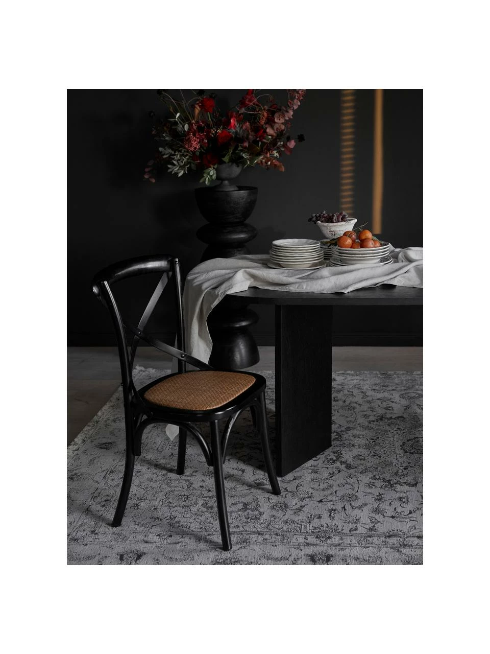 Nouveau 🥰 Tapis d'extérieur vintage gris crème Cenon, larg. 115 x long. 170 cm (taille S) 👍 – Image 6