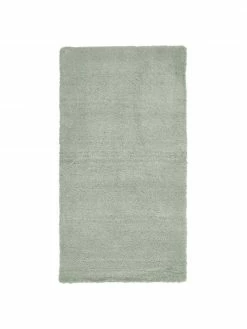Remise 🤩 Westwing Collection Tapis doux poils longs vert menthe Leighton, larg. 80 x long. 150 cm (taille XS) 🎁