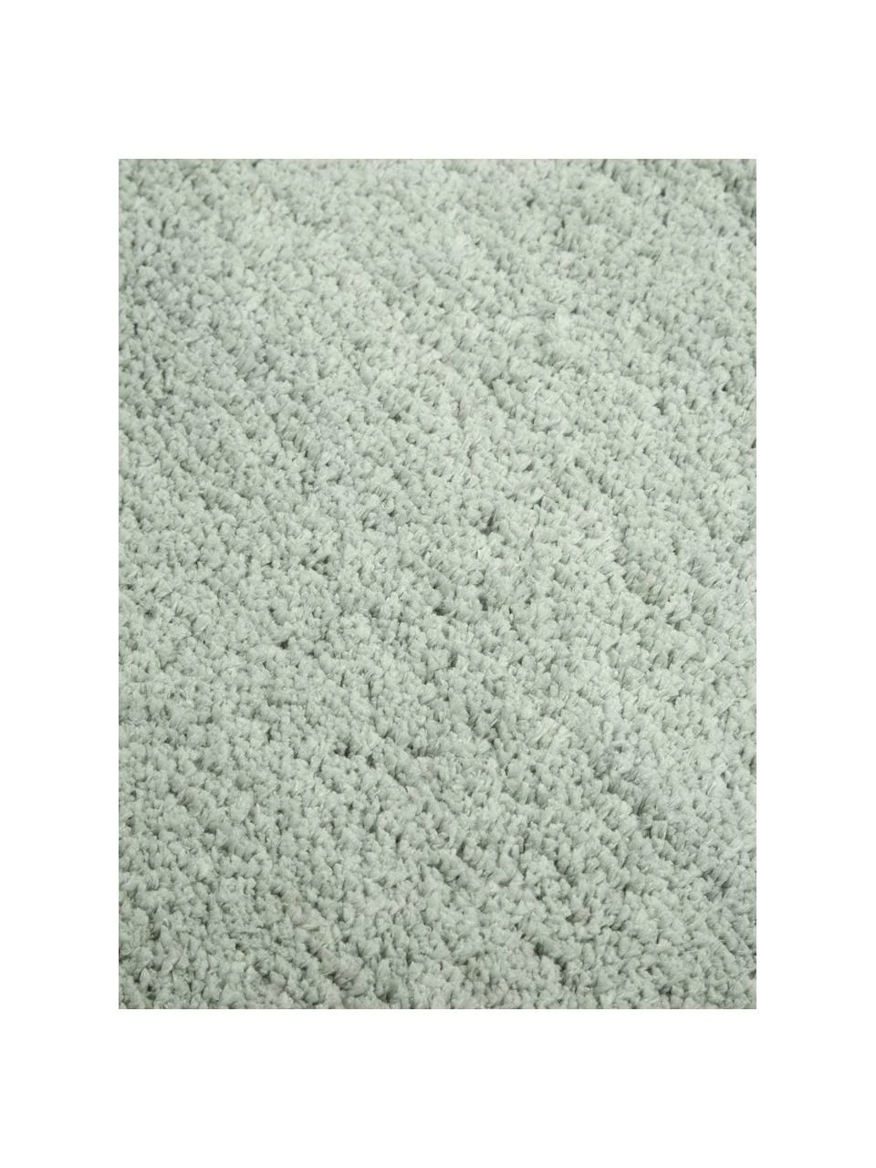 Remise 🤩 Westwing Collection Tapis doux poils longs vert menthe Leighton, larg. 80 x long. 150 cm (taille XS) 🎁 – Image 4