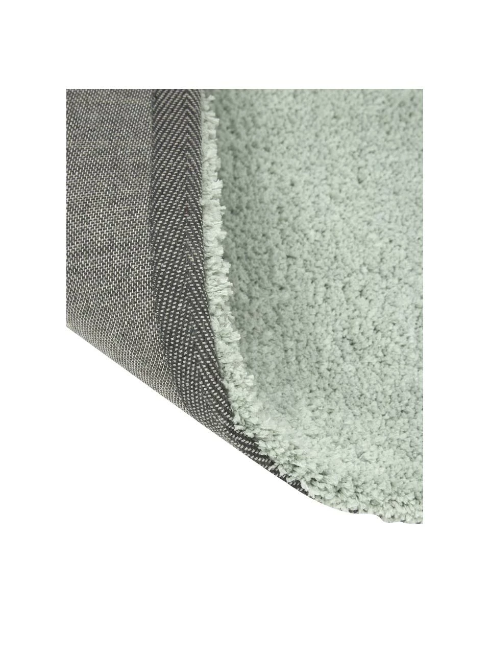 Remise 🤩 Westwing Collection Tapis doux poils longs vert menthe Leighton, larg. 80 x long. 150 cm (taille XS) 🎁 – Image 5