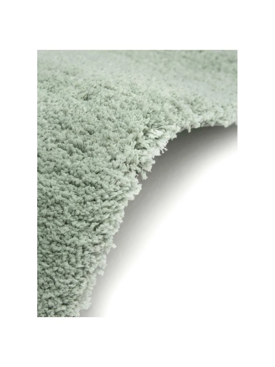 Remise 🤩 Westwing Collection Tapis doux poils longs vert menthe Leighton, larg. 80 x long. 150 cm (taille XS) 🎁 – Image 6