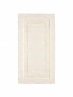 Meilleur prix 👏 Westwing Collection Tapis en coton tissé à la main blanc cassé Dania, larg. 80 x long. 150 cm (taille XS) 🎉