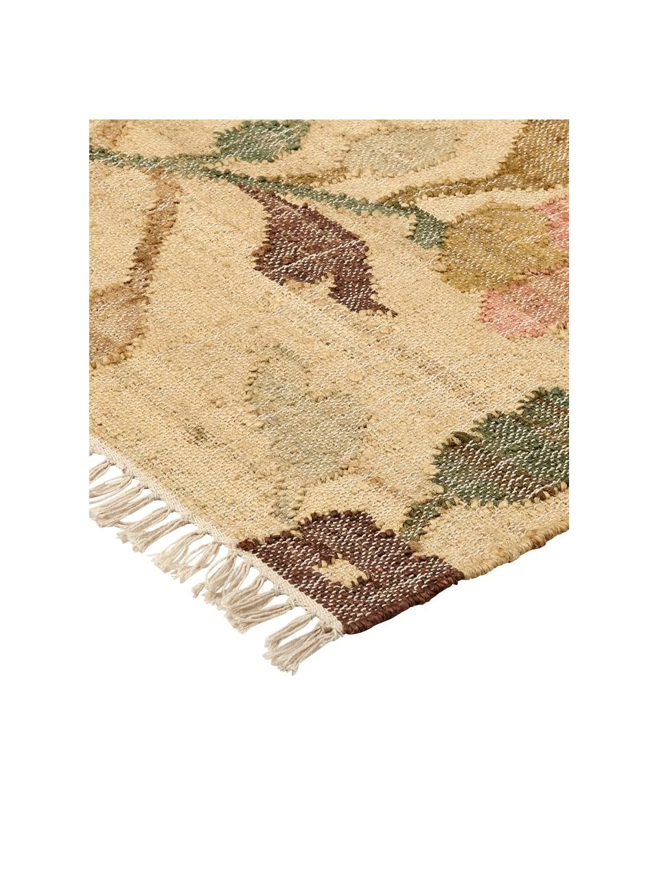 Top 10 ✔️ Tapis en jute avec franges Flora, larg. 140 x long. 200 (taille S) 💯 – Image 3