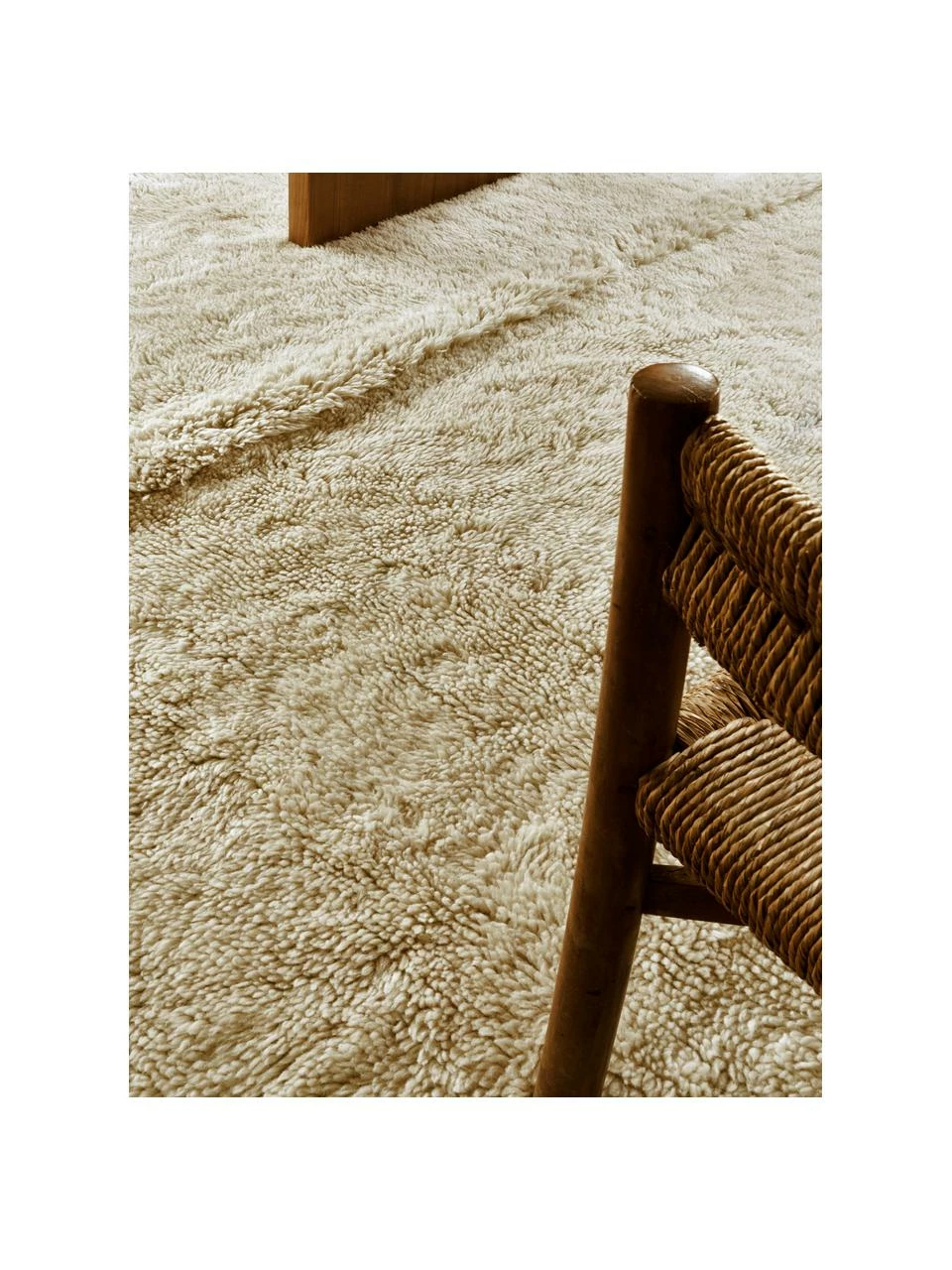 De gros ⭐ Lorena Canals Tapis en laine beige fait main Tundra, lavable, larg. 170 x long. 240 cm (taille M)Seulement 1 produit disponible 🔔 – Image 2