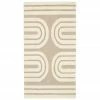 Promo 👏 Westwing Collection Tapis en laine beige/cr&egrave;me tuft&eacute; &agrave; la main Arne, larg. 80 x long. 150 cm (taille XS) 🎉