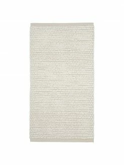Budget ⭐ Westwing Collection Tapis en laine blanc crème Pebble, larg. 80 x long. 150 cm (taille XS) 🥰