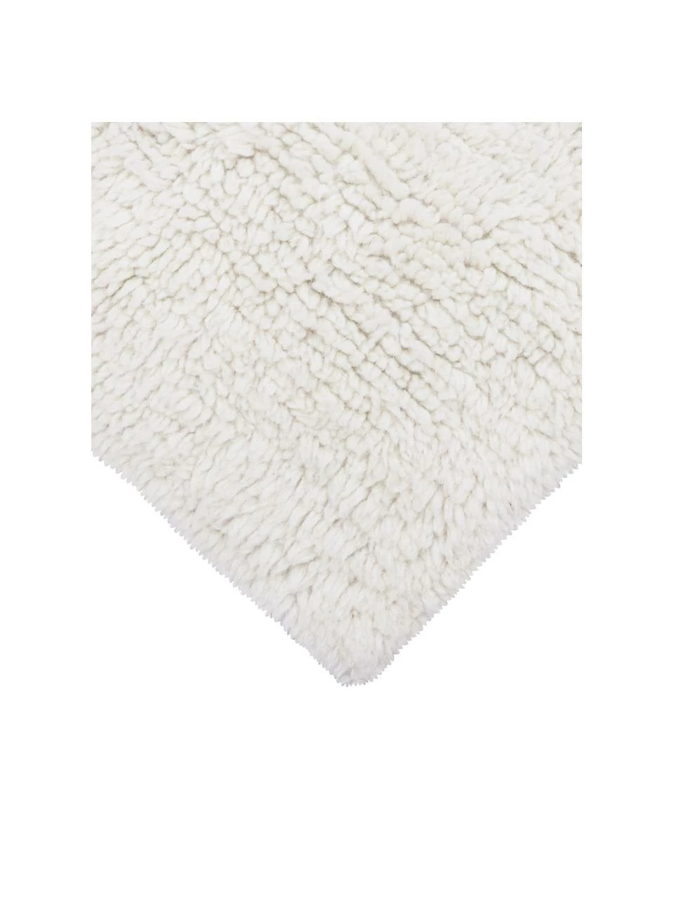 Remise 🌟 Lorena Canals Tapis en laine blanc fait main Tundra, lavable, larg. 80 x long. 140 cm (taille XS) ✔️ – Image 4