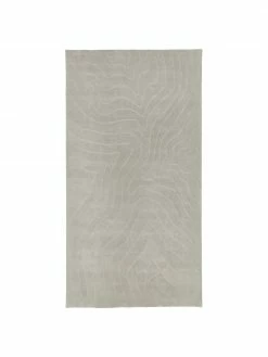 Remise 👍 Westwing Collection Tapis en laine gris clair tufté main Aaron, larg. 80 x long. 150 cm (taille XS) 🤩