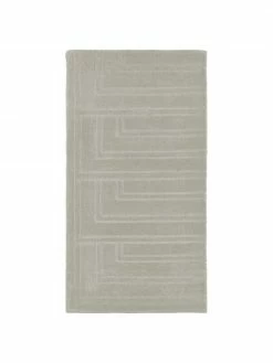 Nouveau 👏 Westwing Collection Tapis en laine gris clair, tufté main Alan, larg. 80 x long. 150 cm (taille XS) ✔️