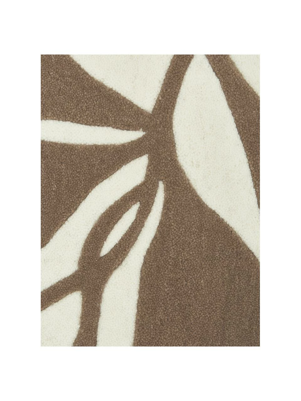 Offres 🎉 Westwing Collection Tapis en laine taupe tufté à la main Lando, larg. 80 x long. 150 cm (taille XS) ⭐ – Image 3