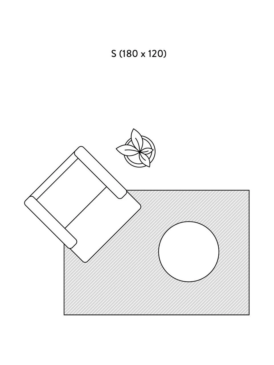 Meilleure affaire 👍 Westwing Collection Tapis en laine tufté main Keith, larg. 120 x long. 180 cm (taille S) 🎉 – Image 5