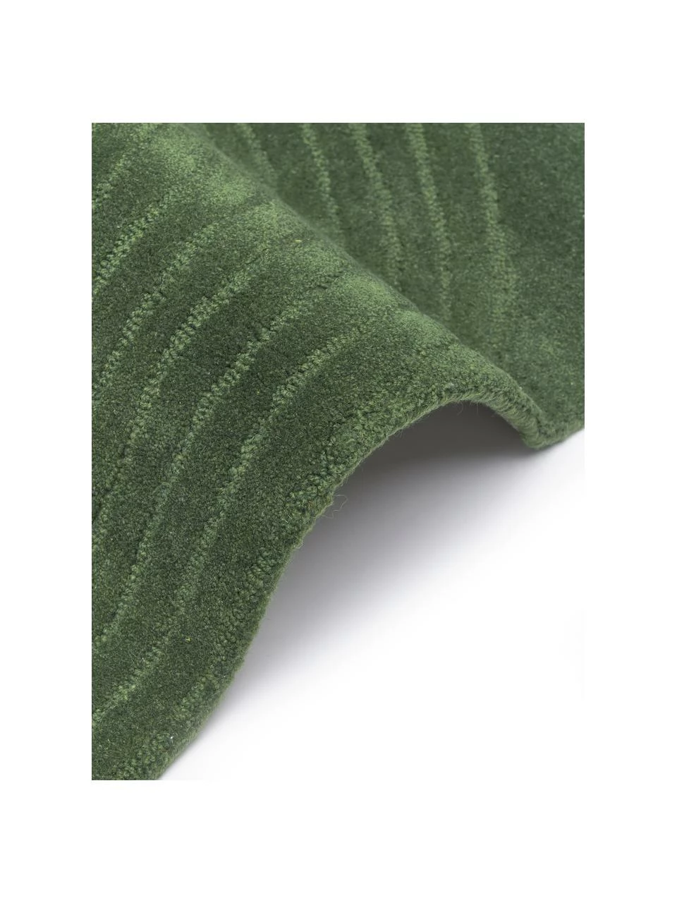 Tout neuf 🛒 Westwing Collection Tapis en laine vert foncé, tufté main Mason, larg. 80 x long. 150 cm (taille XS) 🎉 – Image 6