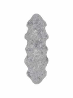 Bon marché 🌟 Tapis en peau de mouton lisse Oslo, larg. 60 x long. 180 cm ✨