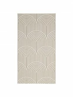 Meilleure vente 🔥 Westwing Collection Tapis extérieur beige ethnique Arches, larg. 80 x long. 150 cm (taille XS) 🌟