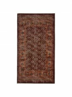 Promo 👏 Tapis extérieur oriental rouge orange My Tilas, larg. 80 x long. 150 cm (taille XS) 🌟