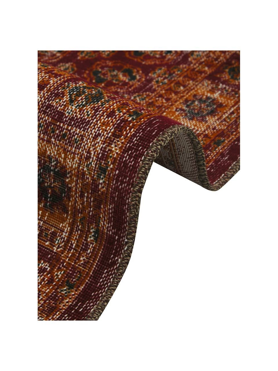 Promo 👏 Tapis extérieur oriental rouge orange My Tilas, larg. 80 x long. 150 cm (taille XS) 🌟 – Image 6