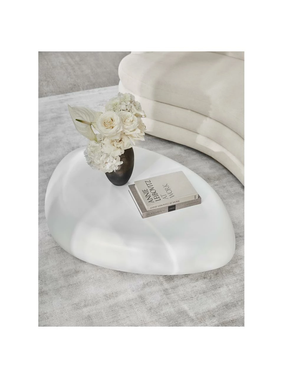 Offres ⭐ Westwing Collection Tapis gris argent en viscose tissé main Jane, larg. 90 x long. 150 cm (taille XS) 😍 – Image 4