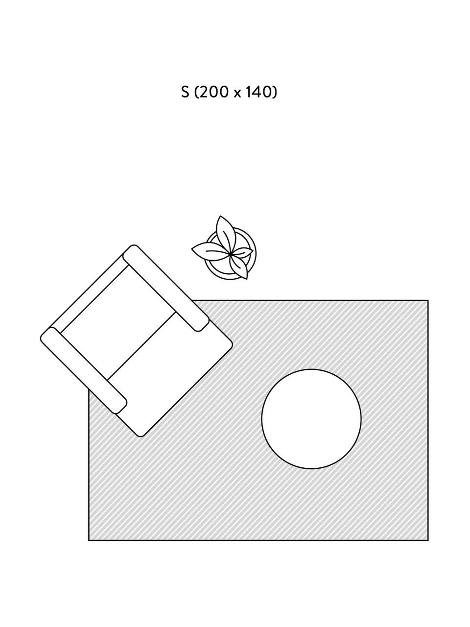 Grosses soldes 🔔 Louis de Poortere Tapis gris doré à poils ras J. Ladder, larg. 140 x long. 200 cm (taille S) 🌟 – Image 5