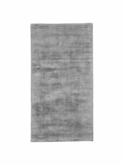 Grosses soldes ⭐ Westwing Collection Tapis gris en viscose tissé main Jane, larg. 80 x long. 150 cm (taille XS) 🛒