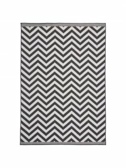 Meilleur prix 🌟 Tapis intérieur extérieur gris crème, réversible Palma, larg. 80 x long. 150 cm (taille XS) 🧨