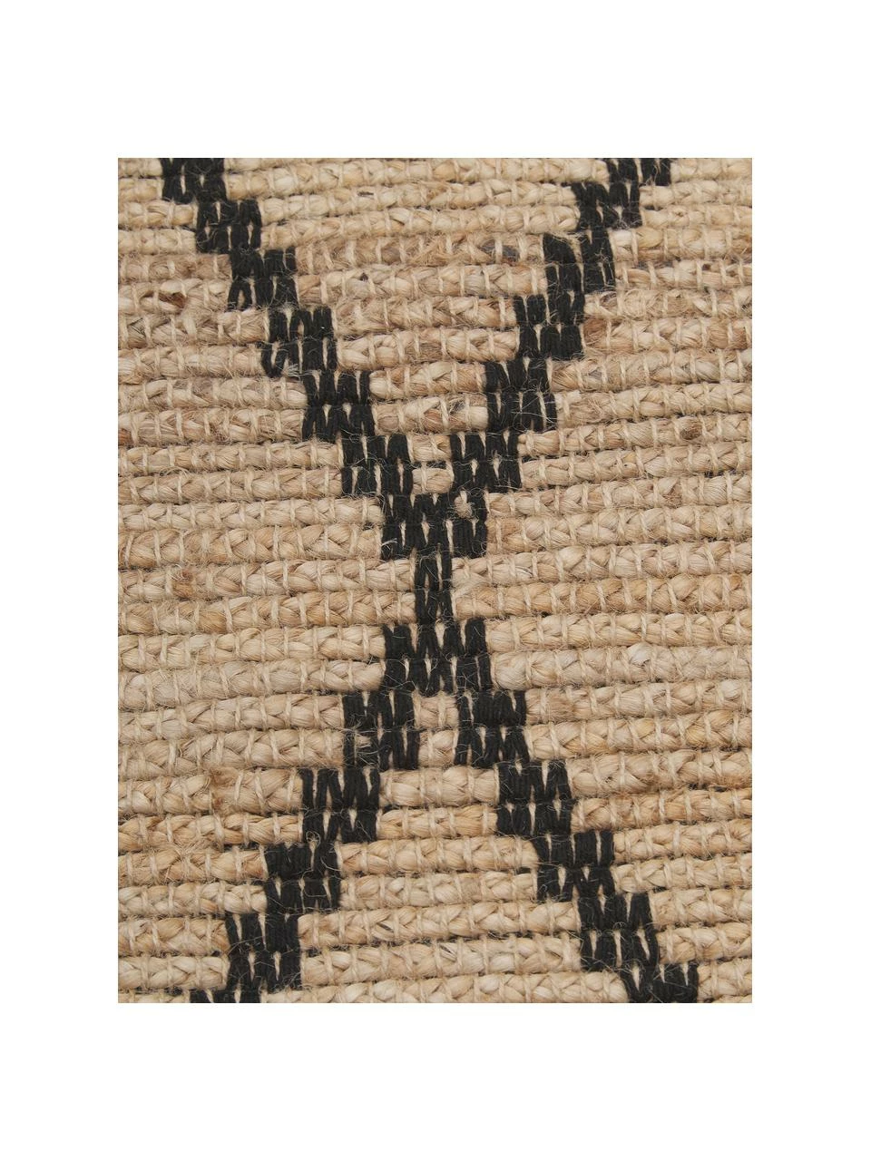 Budget 😉 Westwing Collection Tapis jute fait main Atta, larg. 50 x long. 80 cm 🛒 – Image 3