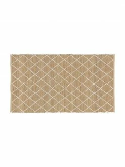 Vente flash 😀 Westwing Collection Tapis jute fait main Kunu, larg. 50 x long. 80 cm 🔔