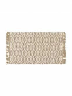 Acheter ✔️ Westwing Collection Tapis jute fait main Ramos, larg. 50 x long. 80 cm 🔥