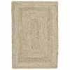Remise ✔️ Westwing Collection Tapis jute fait main Sharmila, larg. 60 x long. 90 cm (taille XXS) 🥰