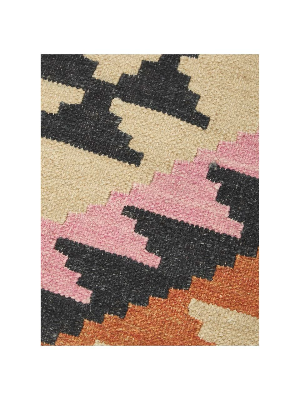 Coupon ✔️ Tapis kilim en laine tissé main Zenda, larg. 155 x long. 240 cm (taille M) 👏 – Image 2
