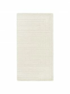 Promo ⌛ Westwing Collection Tapis laine blanc crème tufté main Alan, larg. 80 x long. 150 cm (taille XS) 😀