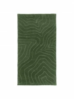 Coupon 🎁 Westwing Collection Tapis laine vert foncé tufté main Aaron, larg. 80 x long. 150 cm (taille XS)Seulement 1 produit disponible 💯