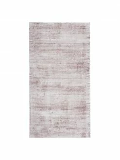 Grosses soldes 👍 Westwing Collection Tapis lilas en viscose tissé main Jane, larg. 90 x long. 150 cm (taille XS) 🎉