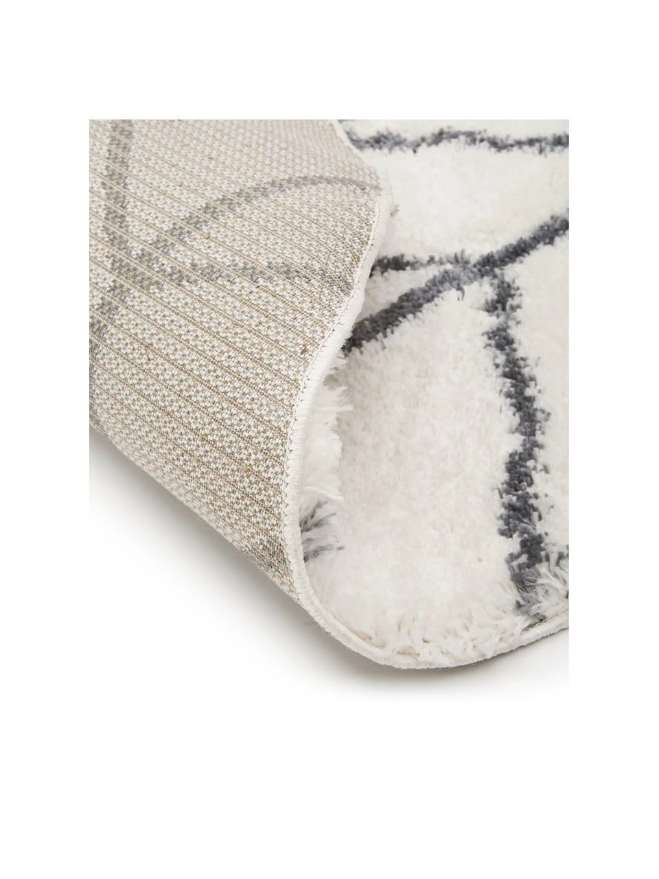 Budget 🧨 Westwing Collection Tapis moelleux à poils longs Cera, Ø 150 cm (taille M) 🧨 – Image 5