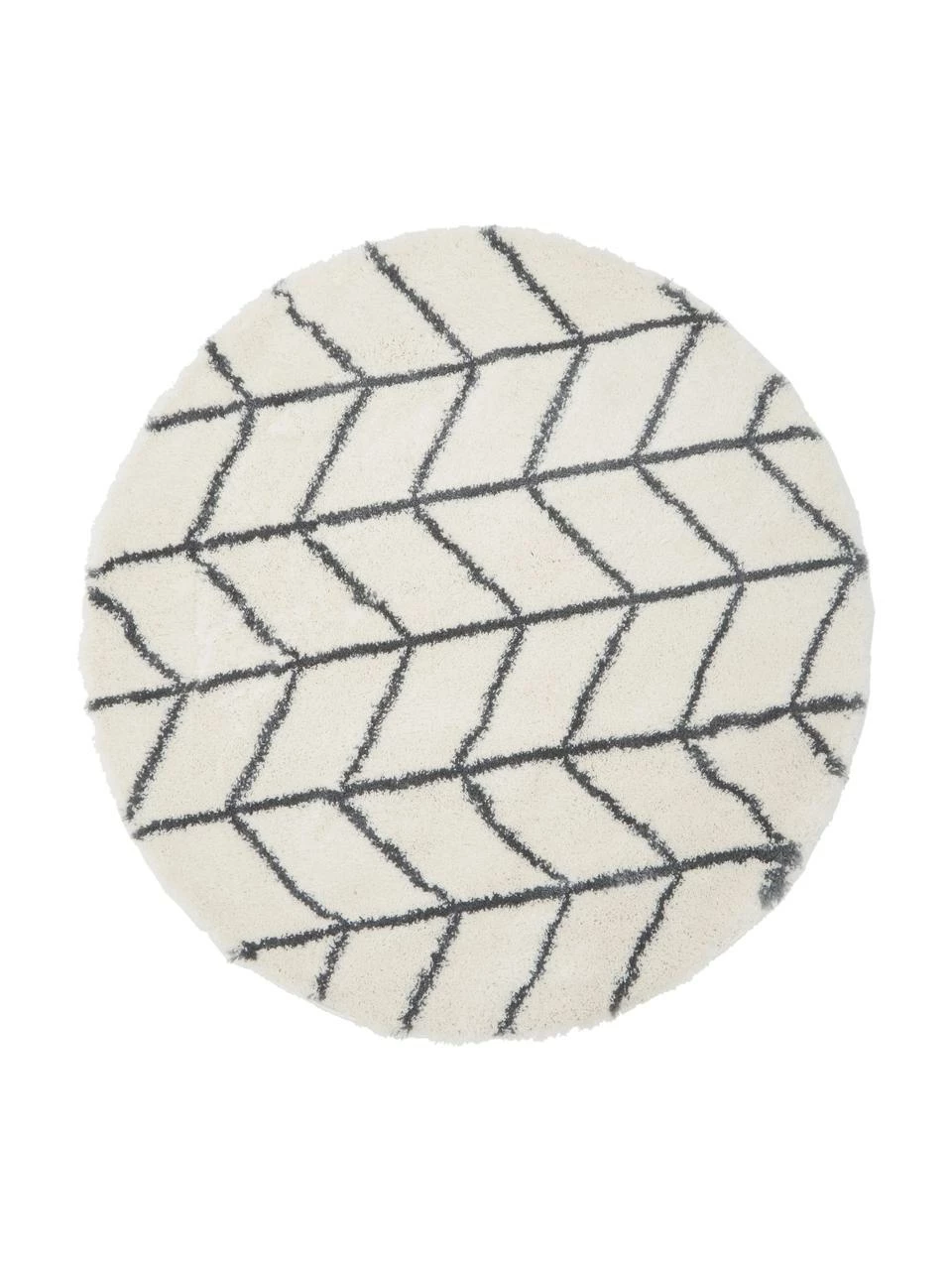 Budget 🧨 Westwing Collection Tapis moelleux à poils longs Cera, Ø 150 cm (taille M) 🧨