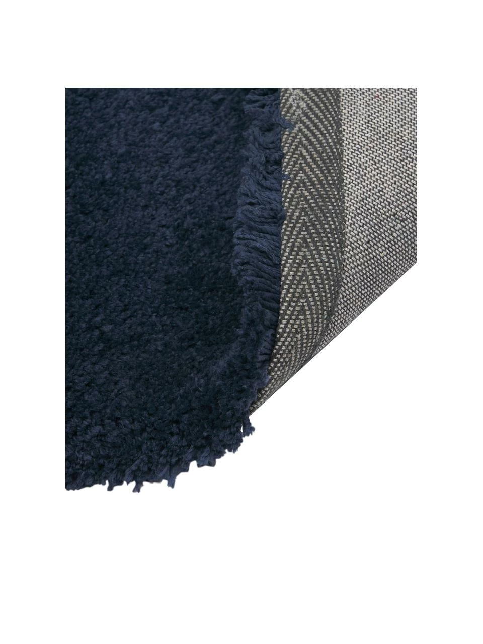 Coupon 👍 Westwing Collection Tapis moelleux à poils longs bleu foncé Leighton, larg. 80 x long. 150 cm (taille XS) 😍 – Image 5