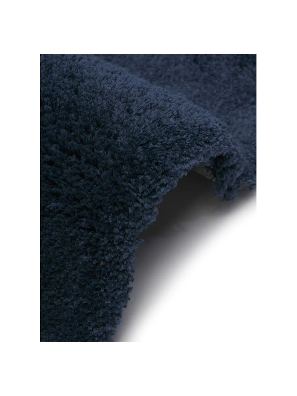 Coupon 👍 Westwing Collection Tapis moelleux à poils longs bleu foncé Leighton, larg. 80 x long. 150 cm (taille XS) 😍 – Image 6