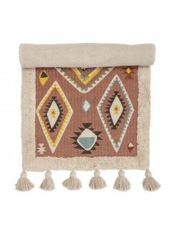 Acheter ⌛ Bloomingville mini Tapis multicolore ethnique Boho, larg. 70 x long. 120 cm (taille XS) 👏