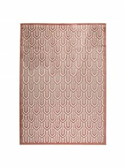 Offres 😍 Zuiver Tapis rétro rose beige Beverly, larg. 170 x long. 240 cm (taille M) 👏