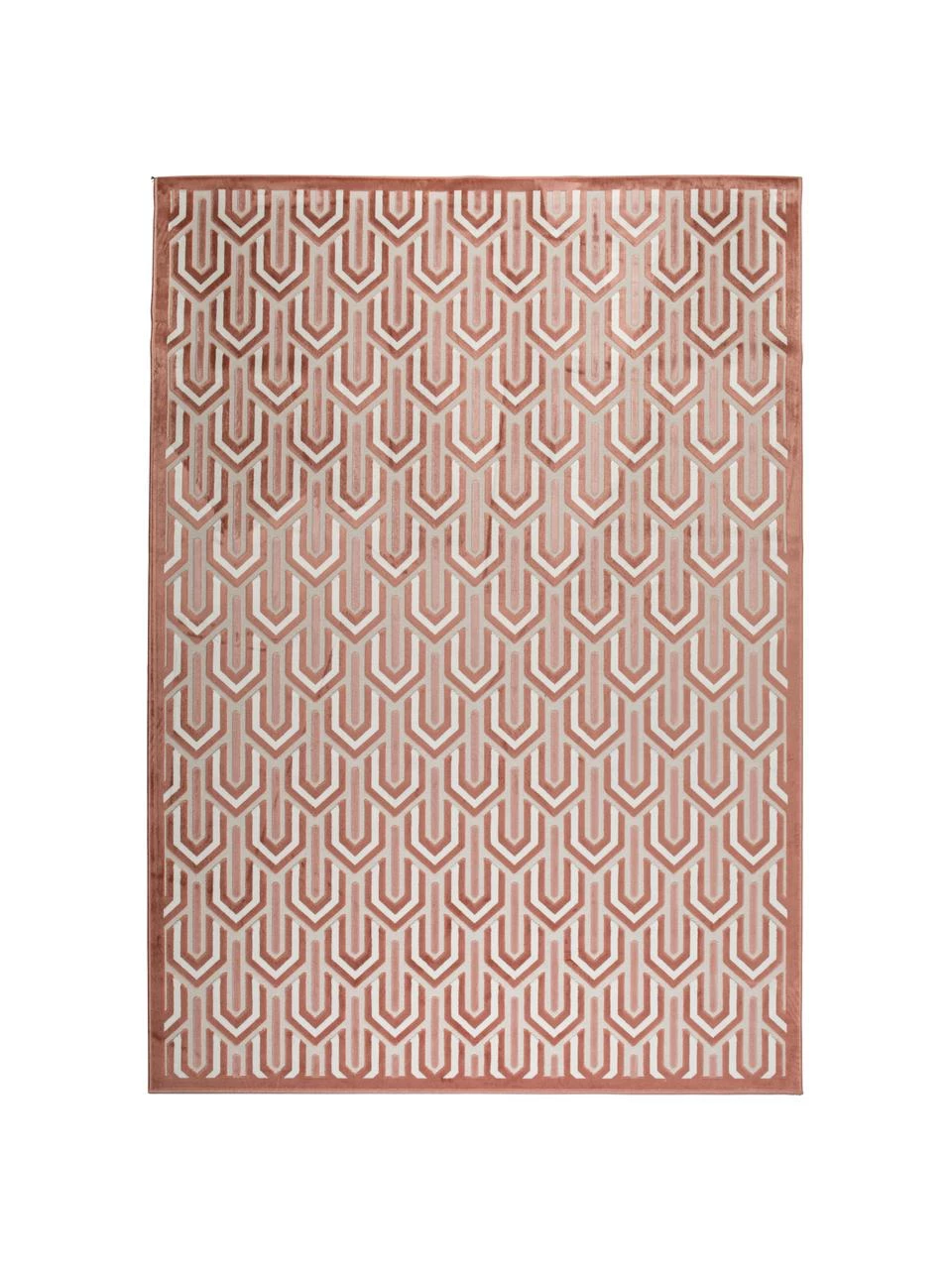 Offres 😍 Zuiver Tapis rétro rose beige Beverly, larg. 170 x long. 240 cm (taille M) 👏