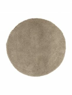 Meilleure vente 🔥 Westwing Collection Tapis rond à longs poils beige Leighton, Ø 120 cm (taille S) 👏